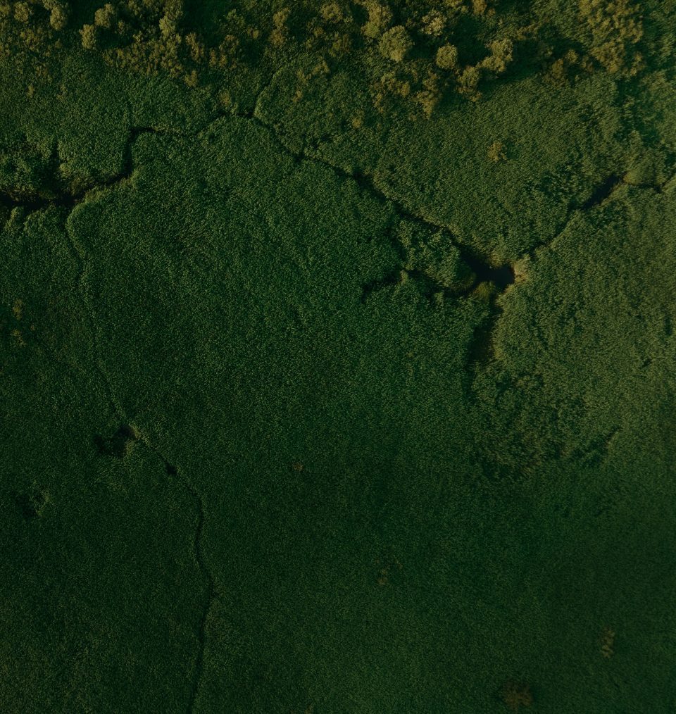 Agricultural land aerial