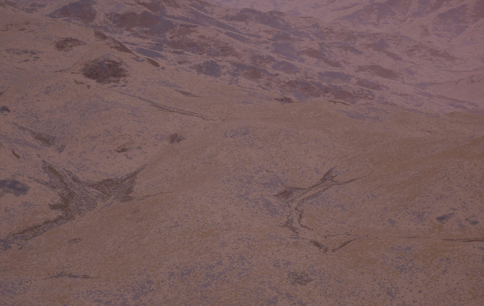 Bauxite haul terrain